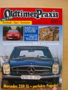 Oldtimer Praxis 3/1995 Renault Alpine A310, BMW 326,Mercedes 230