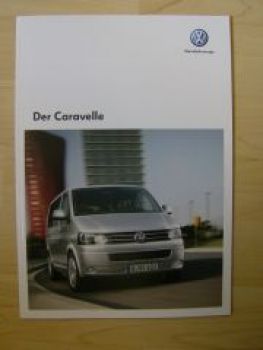 VW T5 Caravelle Prospekt November 2010 NEU