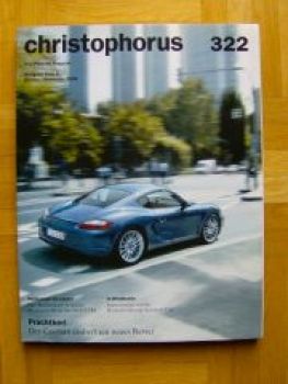 christophorus Nr.322 911 GT3 RS, Cayman,911 Targa 4,RS Spyder