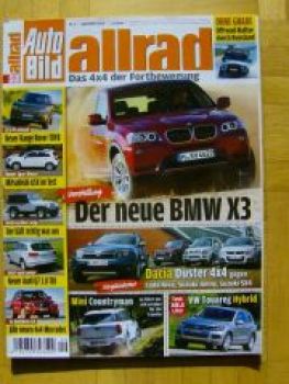 Auto Bild allrad 9/2010 Mini Countryman, Lada Niva,ASX,Q7 3.0TDI