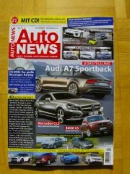 Auto News 9-10 2010 BMW X3, A7 Sportback, CLS 300SEL 6.8 AMG