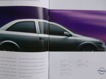 Opel Astra B Prospektmappe 1999 +Preisliste NEU