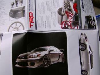 Scion 2010 Prospekt Englisch Poster Rarität