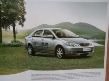 BYD Auto Genf 2008 F1, F3R, F3,F6 +CD +Prospekt China