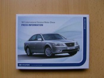 Hyundai Genf Pressemappe 2008 i-blue,i-mode,Sonata, Matrix