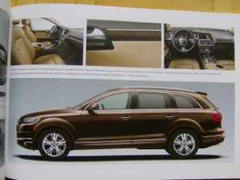 Audi Q7/V12 TDI quattro Prospekt Oktober 2010 NEU