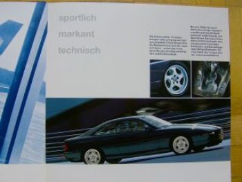 BMW M Großformat Prospekt Z3 Coupè/Roadster,7er E38,E36, E31