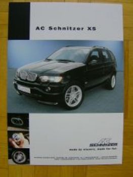 AC Schnitzer X5 E53 Prospektblatt NEU