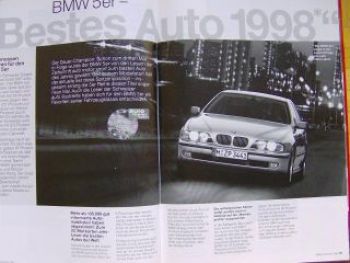 BMW informiert 1/1998 5er e39, 75 Jahre Motorsport, 3er E46