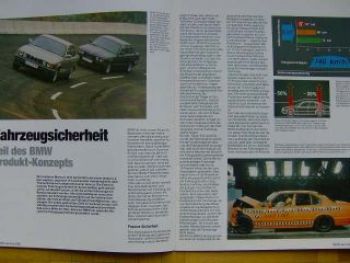 BMW Service 3/1988 Crashtest E34 E32, Z1, K1, E34 Servicemobil