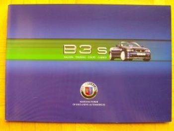 Alpina B3 S E46 UK Englischer Prospekt Juni 2003 NEU