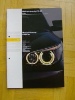 BMW Maßnahmenpaket Nr.23 März 2003 5er E60 Markteinführung
