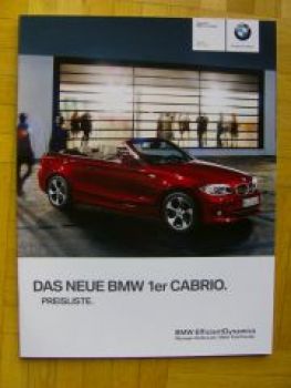 BMW 1er Cabrio E88 118i-135i,118d-123d +M Sportpaket März 2011