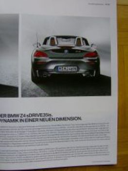 BMW Z4 Roadster E89 Prospekt September 2010 +M Sportpaket