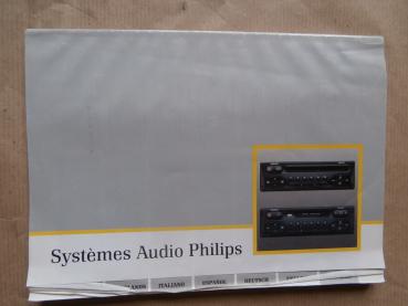 Renault Systémes Audio Philips Handbuch mehrsprachig  September 1998