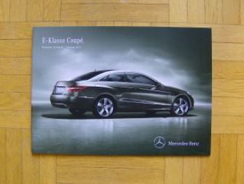 Mercedes Benz Preisliste E-Klasse Coupè BR207 Februar 2011