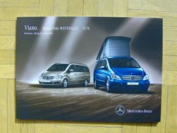 Mercedes Benz Preisliste Viano Marco Polo Westfalia BR638 7/2010