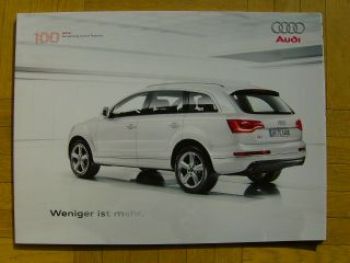 Audi Q7 3.0TDI clean diesel quattro Vorstellungsprospekt NEU