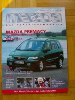 Mazda Magazin 3/2000 Premacy Exclusive Edition, MX-5,Tribute