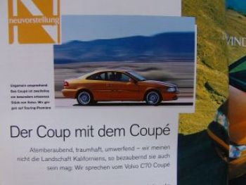 Volvo Magazin 1/1998 V70 Cross Country,C70 Coupè
