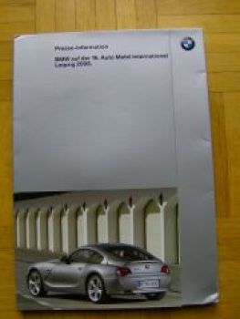 BMW Pressemappe Leipzig 2006 AMI Z4 Roadster +M E85,Z4 E86,320si