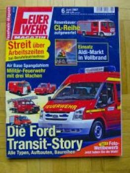Feuerwehr Magazin 6/2007 Ford Transit Story-Aufbauten-Typen