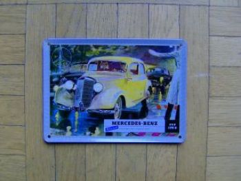Mercedes Benz Typ170D Blechschild NEU