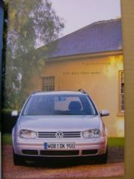 VW Golf4 Variant +Highline Comfortline April 2001 NEU