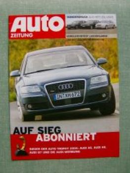 Auto Zeitung 23/2005 Audi A8 4.2quattro gegen BMW 750i E65 S500