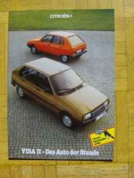 Citroen Visa II Special Club Super E+X +Farben/Polster August 19