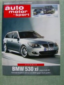 AMS 7/2006 BMW 530xi E61 Touring vs. Audi A6 quattro