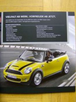 BMW Mini One Cabrio +Cooper +S März 2010 NEU