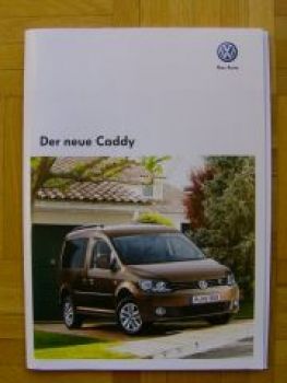 VW Caddy Prospekt Startline Maxi Juli 2010