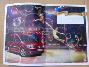 VW Caddy Roncalli Edition Prospekt März 2011 NEU
