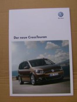 VW Cross Touran Prospekt neues Modell August 2010 NEU