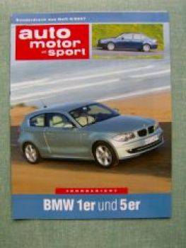 AMS 6/2007 BMW 1er E81 und 5er E60 Limousine Test