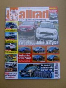 Auto Bild allrad 11/2010 Tiguan vs. Mini Countryman