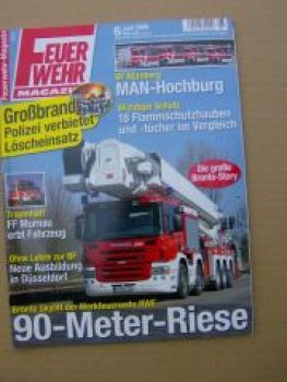 Feuerwehr Magazin 6/2009  Bronto Skylift Scania,Citroen 9CV LF8