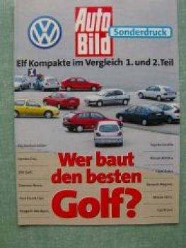 Auto Bild VW Golf3 gegen Civic Nexia Escort 306 Open Corolla Alm