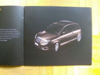 Lancia Ypsilon Prospekt März 2010 +Preise 8/2010 NEU