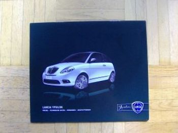 Lancia Ypsilon Prospekt März 2010 +Preise 8/2010 NEU
