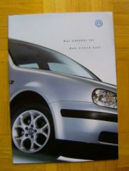 VW Golf4 Zubehör Prospekt Juni 1998