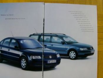 VW Passat +Variant Edition Prospekt Januar 2000 NEU