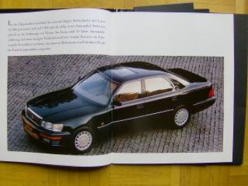 Lexus LS400 Prospektmappe Oktober 1992 +Extras +Fakten