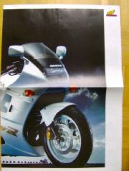 Honda VFR Poster Februar 1986 +Gesamtprogramm
