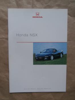 Honda NSX-T +Coupé Katalog September 1999