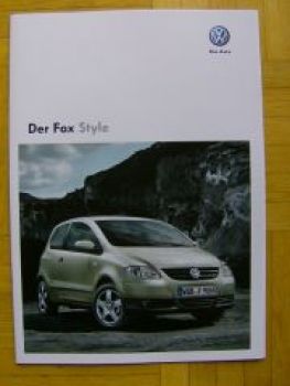VW Fox Style Dezember 2010 NEU