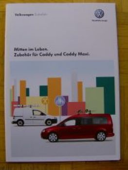VW Caddy und Maxi Zubehör Prospekt Mai 2008 NEU
