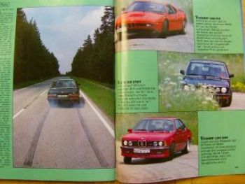 sport auto 7/1985 Probst Porsche 928S M5 E28 M1 E26 M635CSI