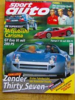 sport auto 11/1999 Zender Thirty Seven, Ferrari F50